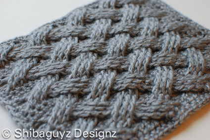 Woven Cables Crochet Afghan Block by Shibaguyz Designz - ShibaguyzDesignz.com