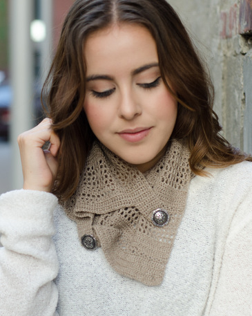 Strata Cowl by Shannon Mullett-Bowlsby for June Cashmere