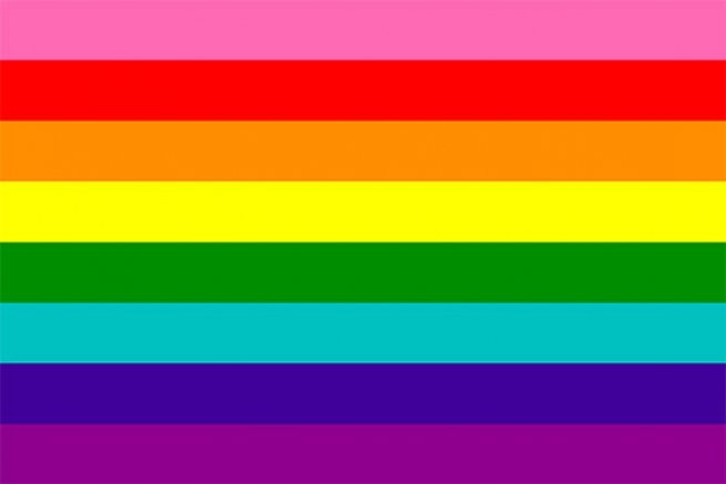 The Gilbert Baker Pride Flag from 1978