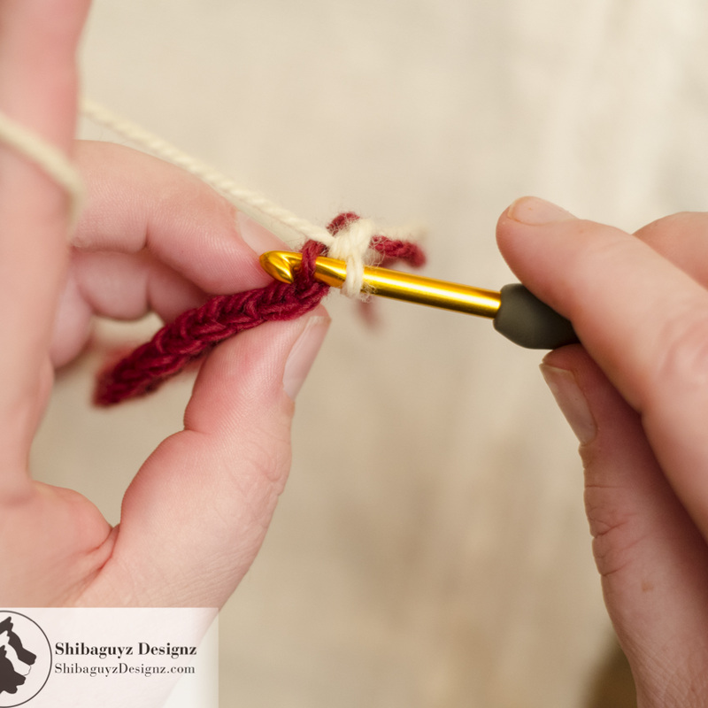 Technique Tuesday - How to make Reversible Horizontal Back Loop Crochet Ribbing - a step-by-step photo tutorial by Shibaguyz Designz