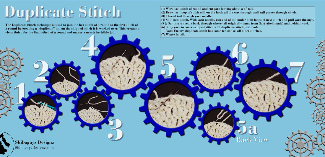 Duplicate Stitch Tutorial by Shibaguyz Designz Free Download