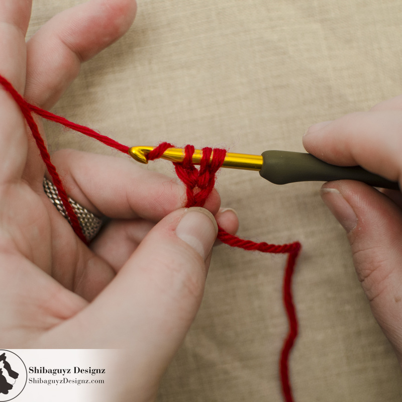 How To Make the Foundation Double Crochet Stitch – A free step-by-step crochet tutorial with photos by Shibaguyz Designz
