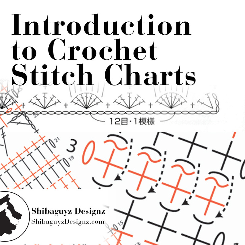 Introduction To Reading Crochet Charts - A free step-by-step crochet tutorial by Shibaguyz Designz
