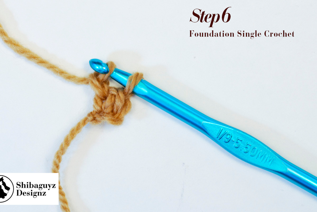 Foundation Single Crochet Tutorial by Shibaguyz Designz