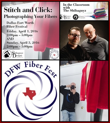 Photography class with the Shibaguyz at Dallas Fort Worth Fiber Festival 2016