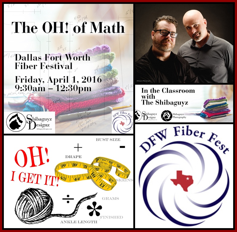 The OH! of Math class with the Shibaguyz at Dallas Fort Worth Fiber Festival 2016