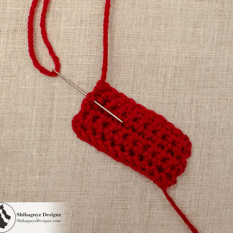 How To Make the End Cap Finishing Stitch - A free step-by-step crochet tutorial by Shibaguyz Designz