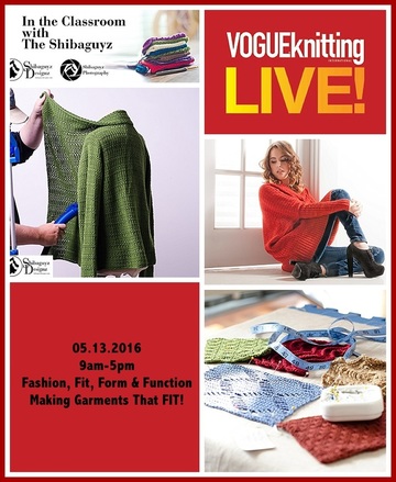 Shibaguyz Live at Vogue Knitting Live In Pasadena Fashion Fit Form and Function