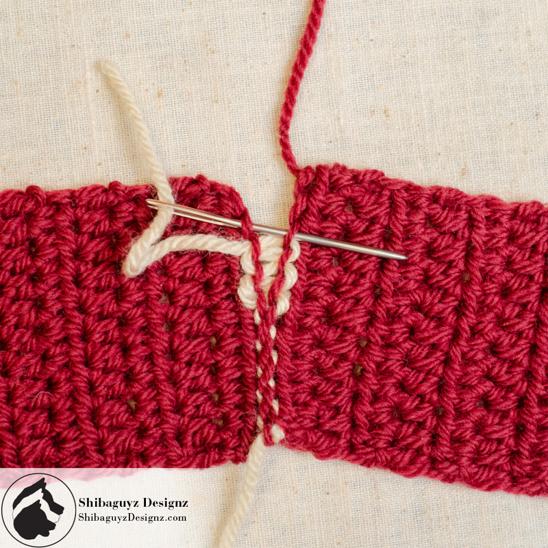 Technique Tuesday - Locking Mattress Stitch for Crochet Fabrics by Shibaguyz Designz