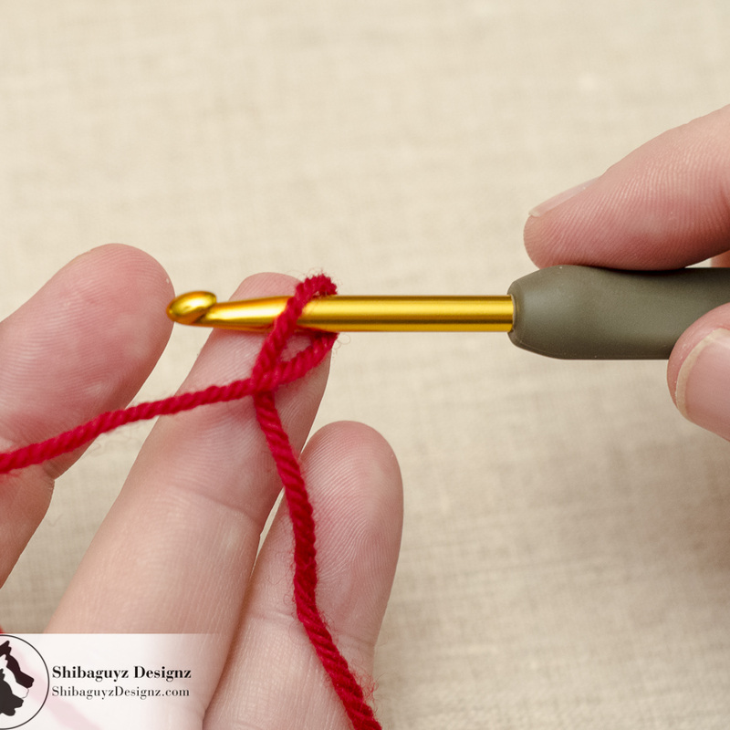 How To Make the Knotless Starting Chain - A free step-by-step crochet tutorial by Shibaguyz Designz