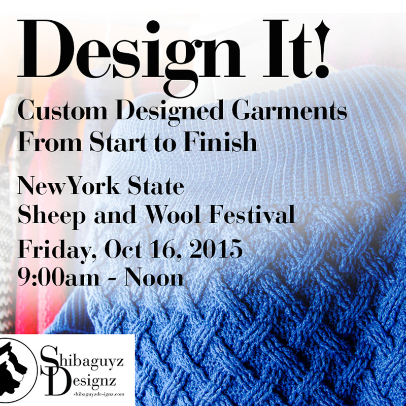 Design It! crochet and knit design class by Shannon & Jason Mullett-Bowlsby at the New York State Sheep and Wool Festival