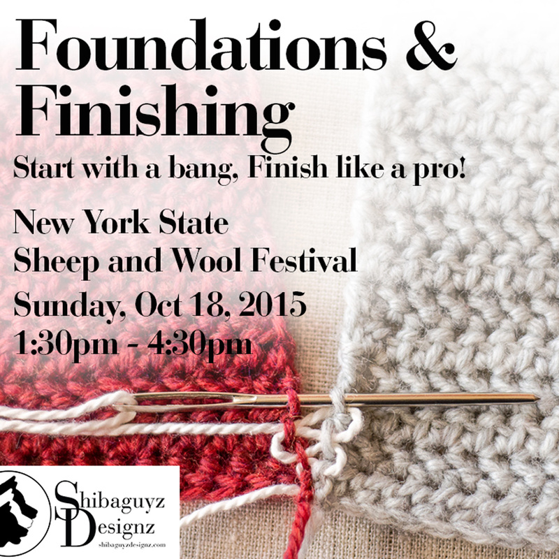 Foundation and Finishing class by the Shibaguyz at New York State Sheep and Wool Festival 2015