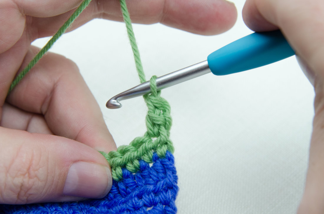 Crochet Linked First Dc Tutorial Step 5
