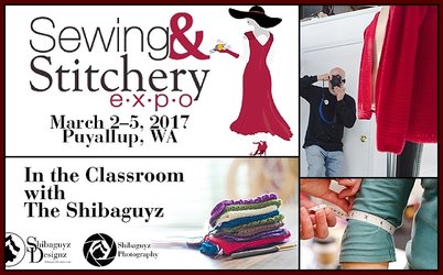 Shibaguyz workshops at Sewing and Stitchery Expo 2017