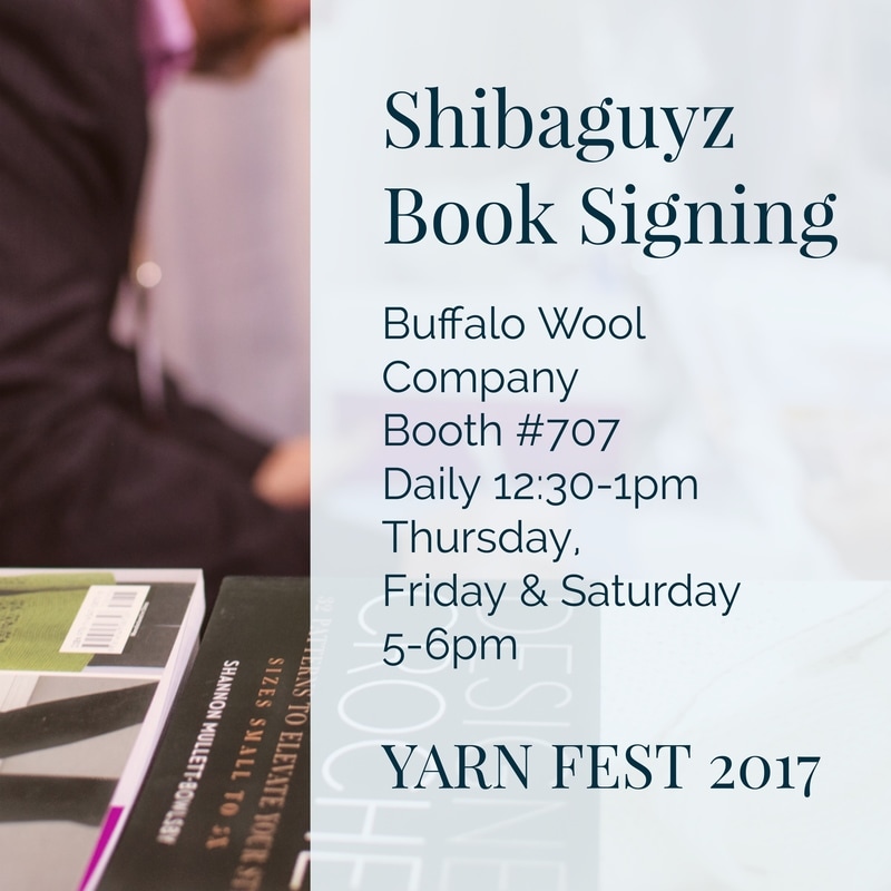 Shibaguyz Book Signing at Interweave Yarn Fest